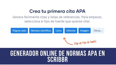 generador de referencias apa|Formato con el Generador de Scribbr